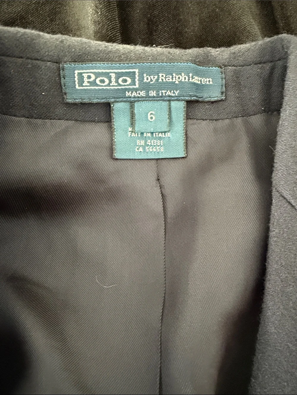 Ralph Lauren Navy Blazer with Gold Buttons